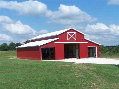 red metal barn house|red metal barn garage.